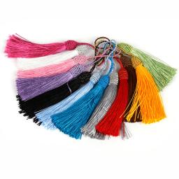 Borla De Seda Do Poliéster Para Artesanato, Bola Parafuso, Artesanato De Franja, Jóias DIY, Costura, Pingente De Roupas, Acessórios De Decoração, 10Pcs - Image 3