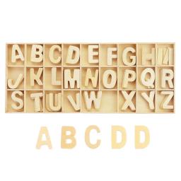 Letras e números do alfabeto natural de madeira, nome personalizado diy, design, artesanato, casa, aniversário, festa de natal, decoração de casamento - Image 3