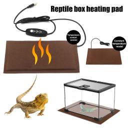 Tapete de aquecimento para répteis, tapete de aquecimento à prova d'água, controle de temperatura, incubadora, ferramentas para tartarugas, cobra, lagarto - Image 1