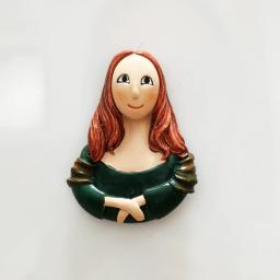 Ímãs de geladeira 3d adesivo resina van gogh grito mona lisa decoração para casa resina artesanato lembrança - Image 4