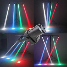 Mini luz de led para palco, feixe de luz de led 5w em cores para efeito de palco, dj, ktv, festa, discoteca, casamento, estrela do céu - Image 1