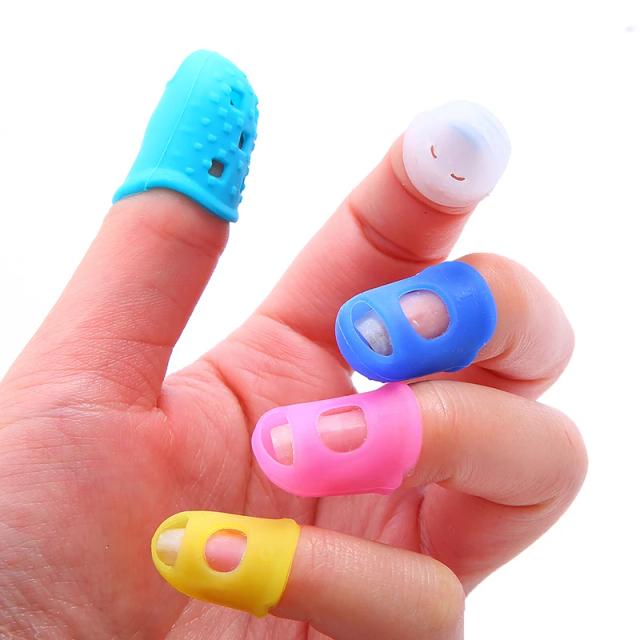 Dedais de Silicone Multifuncionais Respiráveis para Costura e DIY - Pacote com 5 Peças em Cores Aleatórias