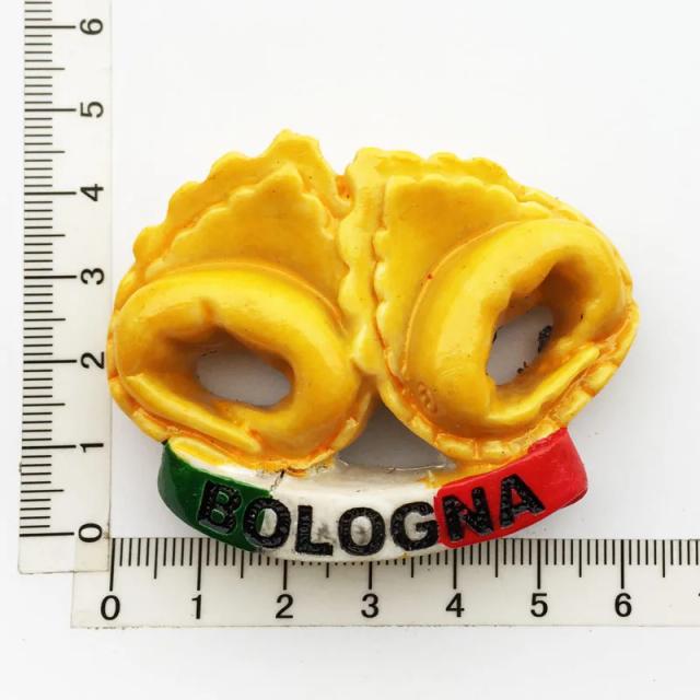 Ímã de Geladeira 3D Criativo em Resina - Artesanato Decorativo e Lembranças da Itália