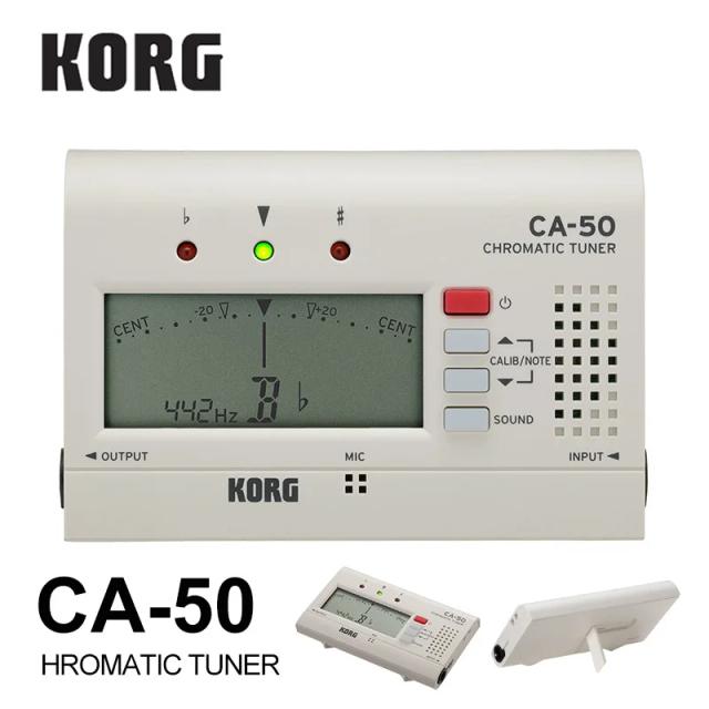 Afinador Cromático Compacto Korg CA40 CA50: Ferramenta Universal para Baixo, Saxofone, Violino e Flauta