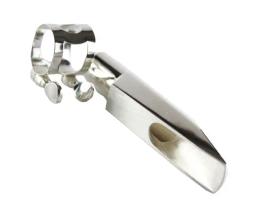 Nova chegada alto tenor soprano saxofone metal bocal banhado a prata sax instrumento musical acessórios tamanho 5 6 7 8 9 - Image 3