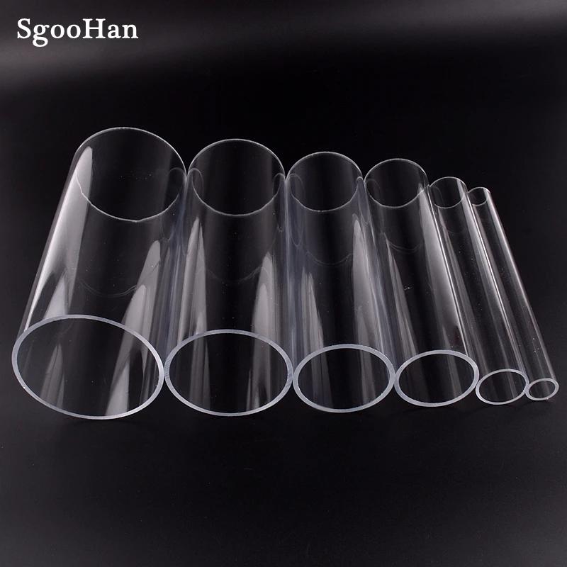 Tubo de acrílico transparente para aquário, 1 peça, o.d, 50 ~ 110mm, abastecimento de água, jardim doméstico, diy, acessórios de rega, 32cm - Image 1