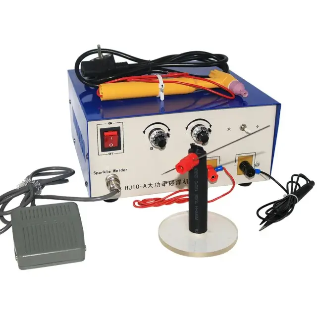 Máquina de Solda a Ponto Portátil com Alta Potência, Soldador a Laser de 100A e Interface de Pulseira de Bobina