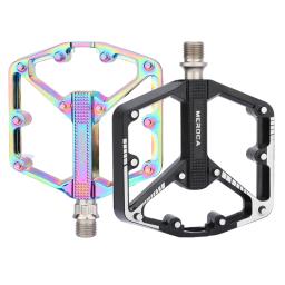 Meroca ultraleve pedais de bicicleta selado rolamento liga de alumínio ciclismo antiderrapante mountain bike bmx pedais de estrada acessórios - Image 5