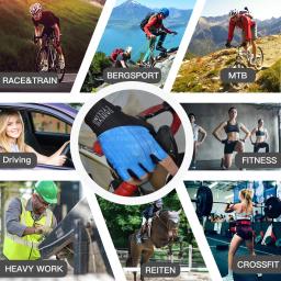 Darevie-Luvas de Ciclismo Respiráveis, Pro Light, Macio, Fresco Seco, Metade do Dedo, Anti Slip, À Prova de Choque, Bicicleta, MTB, Estrada - Image 4