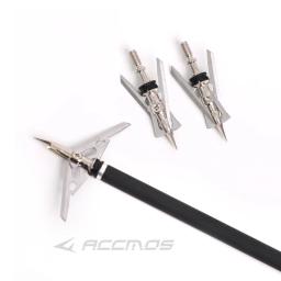 Tiro com arco e flecha broadhead 100 grão ponta de seta afiada 2/3 lâminas dicas para composto recurvo arco e flecha tiro caça acessório - Image 4