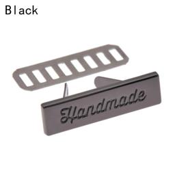 Etiquetas de metal para roupas artesanais, etiquetas para roupas diy feito à mão com letras para costura - Image 3