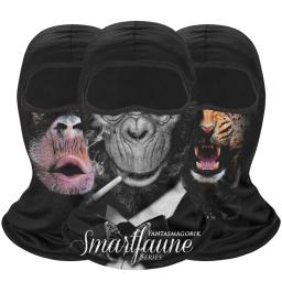 Respirável motocicleta balaclava máscara facial completa esporte ciclismo bandana à prova de vento masque exército tático pescoço acampamento bandana - Image 1