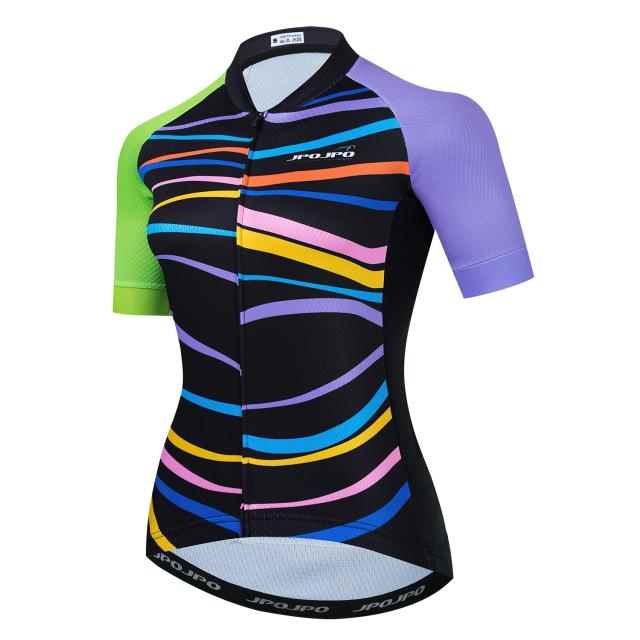Camisa de Ciclismo Feminina Respirável de Manga Curta para Verão 2021 - Ideal para Estrada e Mountain Bike