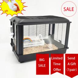 Gaiola para hamster, acessório para animais de estimação pequeno, casa da cobaia, porco ouriço - Image 1