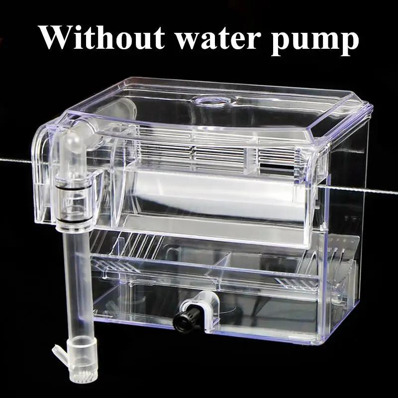 Transparente Fish Tank Isolation Box com bomba de água, montagem na parede, externo Aquarium Breeding Box, Fish Bowl Incubadora - Image 1