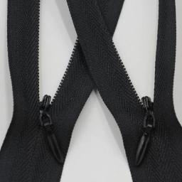 Zíper invisível para roupas de costura, conjunto de 8 peças, 28, 35, 40, 45, 50, 55, 60 cm de comprimento, preto, branco, bege, nylon, zips - Image 3