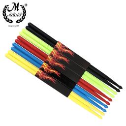 M MBAT-Baquetas para Bateria, Baquetas para Iniciantes, Acessórios de Bateria, Leve, Profissional, Nylon, Multi Cores, 5A - Image 6
