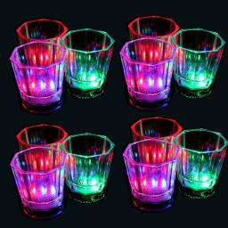 Mini descanso para copo da garrafa de led, adesivos leves para garrafa de bebidas, decoração para festival, boate e festas, decoração de vaso, peças - Image 4