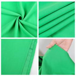 Tela verde chromakey cromakey backdrops pano de fundo fotografia pano de algodão liso para photo studio shoot vídeo - Image 4