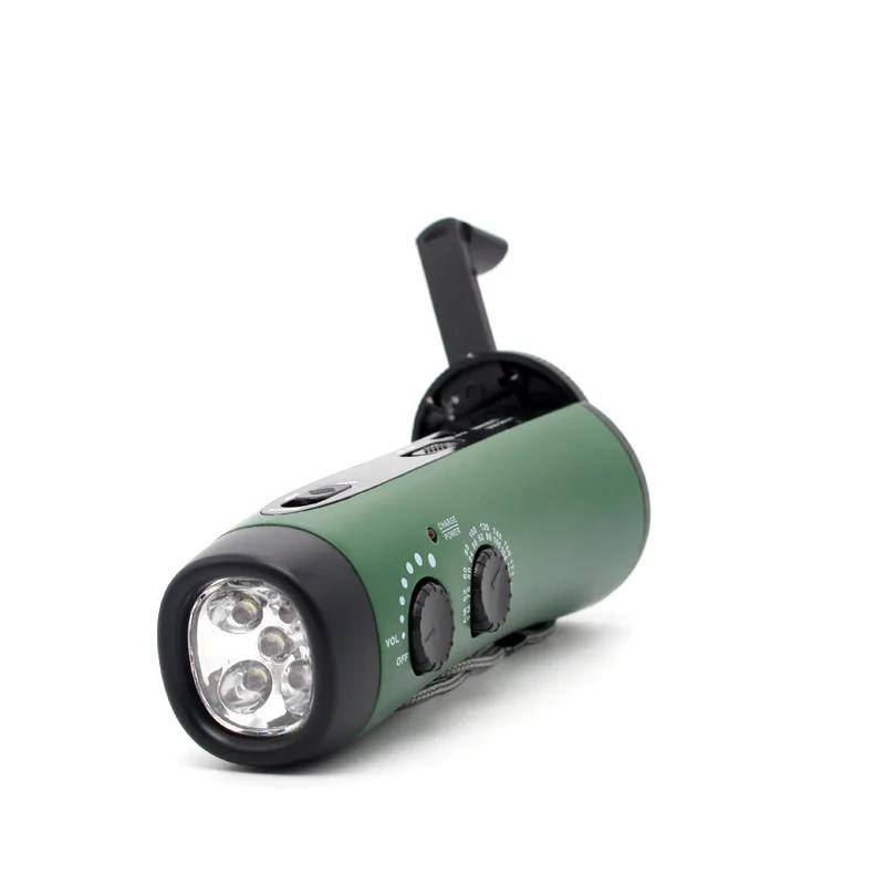 Lanterna recarregável de atividade ao ar livre, lanterna com manivela para escalada, caminhadas, camping, barraca de aventura, sos - Image 1