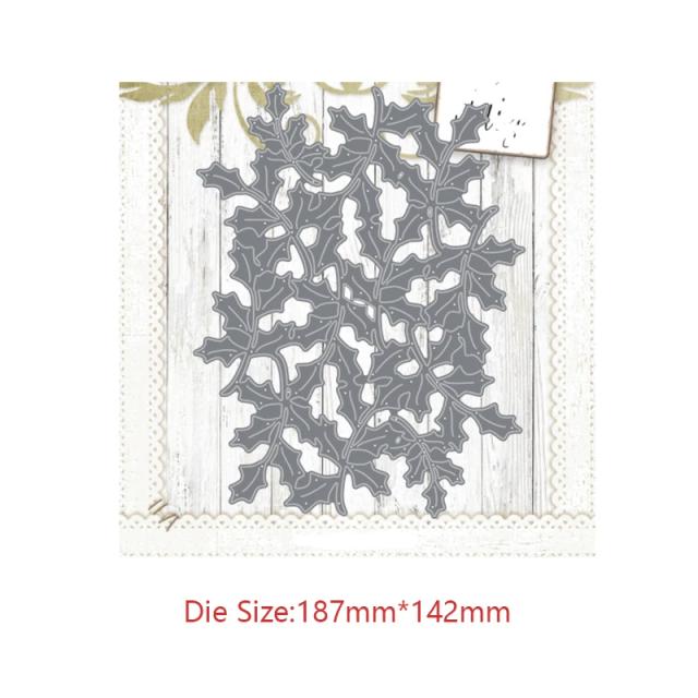 Corte de Metal para Scrapbook: Criando Cartões Decorativos 3D Natalinos com Flores e Folhas DIY 2021