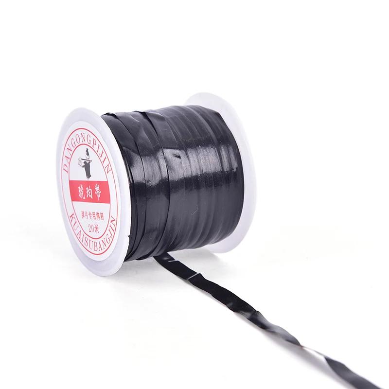 Faixa de corda elástica, amarrada com estilingue, borracha para fora, caça, catapulta, faixa elástica, 20m - Image 1