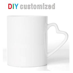 Caneca cerâmica personalizada em forma de coração, faça você mesmo, 350ml, 12oz, estampa personalizada, imagem, logotipo, foto - Image 5