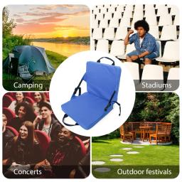 Confortável dobrável estádio assento estádio assento almofada canoa cadeira à prova dwaterproof água com suporte para caminhadas acampamento barco - Image 4