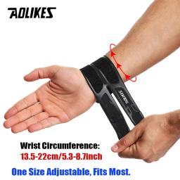 Aolikes-faixa de compressão para pulso, esportiva, suporte para pulso, faixa para fitness, levantamento de peso, basquete, tênis, alívio da dor no pulso - Image 6