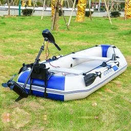 Barco inflável marinho solar dobrável, Material grosso do PVC, piso de caiaque, barco de pesca, entretenimento aquático ao ar livre, 2.6m - Image 4