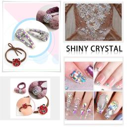 QIAO-Hotfix Strass para Roupas, Cristal de Alta Qualidade AB, Ferro Em Strass, Pedra De Vidro Prego, Botas DIY, SS3-SS50 - Image 6