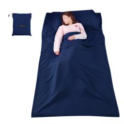 210cm acampamento ao ar livre saco de dormir forro leve macio saco de dormir viagem do hotel folha saco para acampamento mochila viajar - Image 2