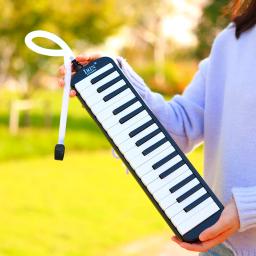 32 teclas melodica piano estilo teclado instrumento musical gaita boca órgão com bolsa de transporte bucal presentes educativos - Image 3
