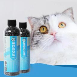 Contas de areia para gatos 300g, desodorantes para gatos, suprimentos para animais de estimação e aparência de odores para filhotes - Image 2