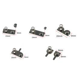 Substituição Metal Baterias, Contato Placa, Prata para AA e AAA Baterias, 10 Tipos - Image 6