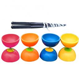 Engraçado chinês YOYO Diabolo Set para Crianças, 3 Rolamentos De Embreagem, Varas De Metal, Saco De Cordas, Brinquedos - Image 6
