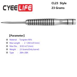 Cyeelife dardos de ponta de aço de tungstênio 23g, 90% com estojo para transporte, e uma peça de competição de voos profissional, conjunto de dardos - Image 2