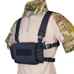 Colete tático peitoral tipo armadura para rifle, acessório para airsoft, caça crx, arma 5.56 - Image 2