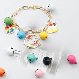 Guizos de ferro coloridos de 14mm, decoração de natal para festas, acessórios de artesanato faça você mesmo - Image 5