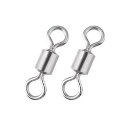 Conector giratório de pesca de aço inoxidável, conector sólido anel gancho, Pesca marítima Combater Acessórios, Heavy Duty, 100pcs por lote - Image 5