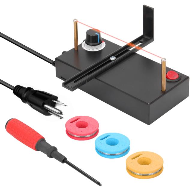 Cortador Elétrico de Fita Quente DRQG50-B para Artesanato e DIY - Ferramenta Versátil para Uso Doméstico 100V-220V