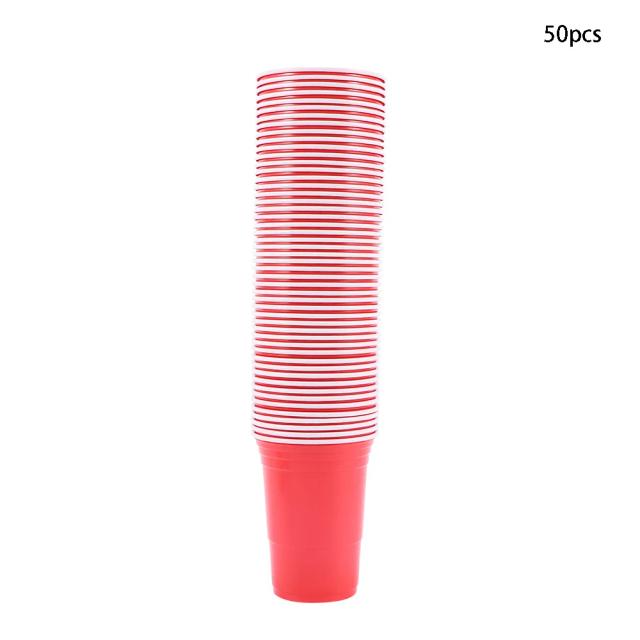 Copo Plástico para Suco 450ml - 50 Unidades para Eventos, Festas e Restaurantes com Temática de Cerveja