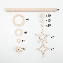 Macrame acessórios kit de tecelagem de madeira tear kit mão-tecido diy conjunto de tecido doméstico tapeçaria cachecol multifuncional tear costura - Image 3