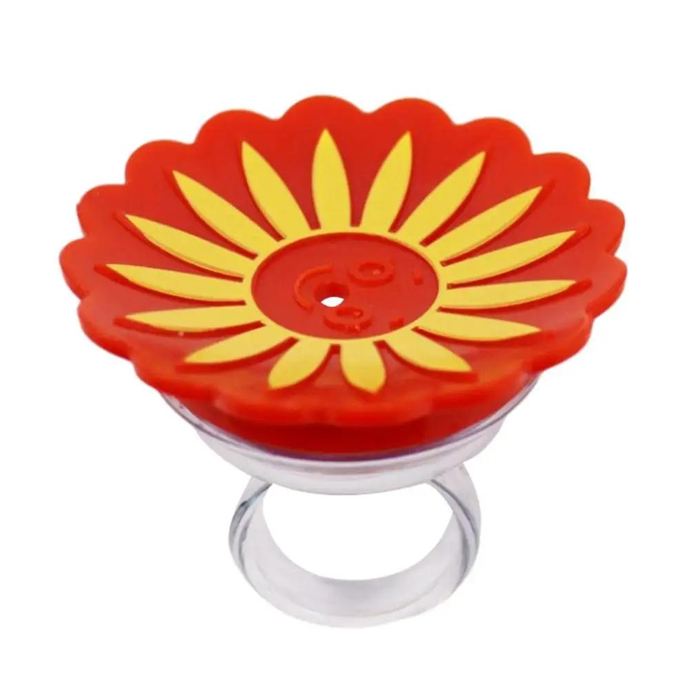 Alimentadores de pássaros coloridos alimentadores de beija-flor forma aves dispositivo de alimentação de água fácil de transportar pássaro mão ferramenta de alimentação para clos - Image 1