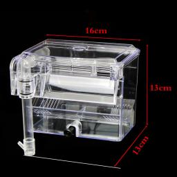 Transparente Fish Tank Isolation Box com bomba de água, montagem na parede, externo Aquarium Breeding Box, Fish Bowl Incubadora - Image 2