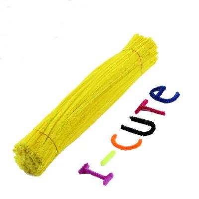 Hastes Limpadoras de Cachimbos para Crianças - 50 Peças de Vara de Pelúcia para Brinquedos Educativos e Materiais de Artesanato DIY