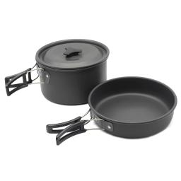 Conjunto de panelas de acampamento ao ar livre, Caminhada, Chaleira de água, Panela, Panela, Panela, Panela, Piquenique, Turismo - Image 4