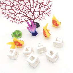 Decoração de aquário de cerâmica, peça de decoração para tanque de peixes, divisão para casa, escorpião, casa, simulação de pedra, ornamento - Image 1