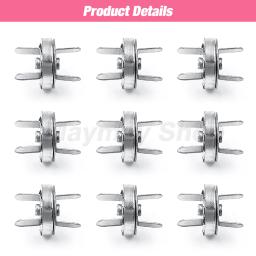 Fechos magnéticos Fechos Botões, bolsa, bolsa, carteira, artesanato, sacos, peças, acessórios, fivela automática, 14mm, 18mm, 10 conjuntos por lote - Image 4