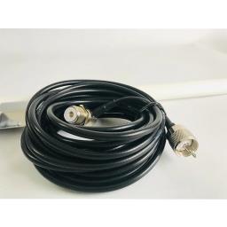 Antena vhf uhf dual band 144/430mhz, antena walkie talkie de fibra de vidro para carro, duas vias, uhf macho pl260 uv - Image 5